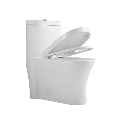 Cuarto de baño de una pieza de Ada Comfort Height Toilet Elongated de 19 pulgadas de cerámica
