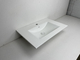Alise fácil no poroso al color blanco de la vanidad del fregadero superior limpio del cuarto de baño