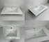 El fregadero de cerámica de la vanidad del cuarto de baño del final no poroso rasguña resistente