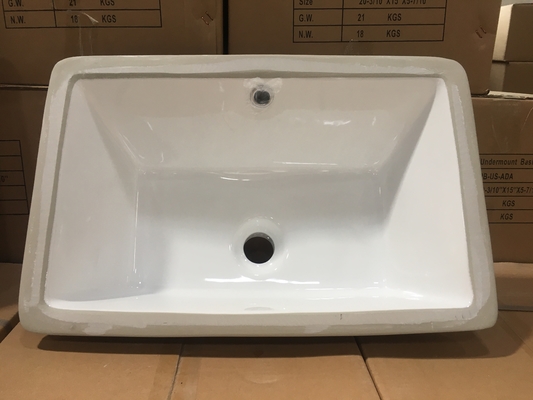 Ada Bathroom Sink Without Faucet vítrea esmaltada atmosférica