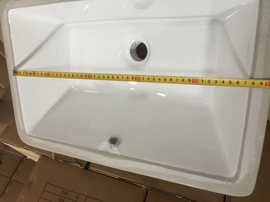 Ada Bathroom Sink Without Faucet vítrea esmaltada atmosférica
