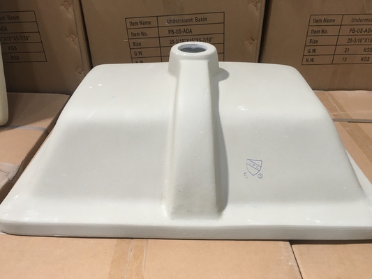 Ada Bathroom Sink Without Faucet vítrea esmaltada atmosférica