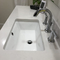 Rectitud de cerámica de Ada Bathroom Sink Overflow Proof 2m m de la construcción