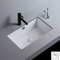 Bordes rectangulares clásicos de Ada Bathroom Sink With Beveled y geometría limpia