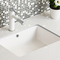 Ningún lavabo decorativo de cerámica de Dots Undermount Ada Bathroom Sink