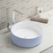 Lavado redondo de cerámica Art Basin del lavabo del fregadero de Matt Color Counter Top Bathroom pequeño