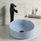 Ronda de cerámica Matte Black Bathroom Vessel Sink