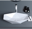 Estilo irregular del buque de Diamond Counter Top Bathroom Sink los 70cm CUPC