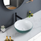 El fregadero superficial pulido del cuarto de baño de la encimera alisa fácilmente para mantener alrededor del lavabo de cerámica