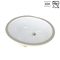Pulgadas de cerámica oval moderna blanca de Ada Bathroom Sinks Undermount Trough 15